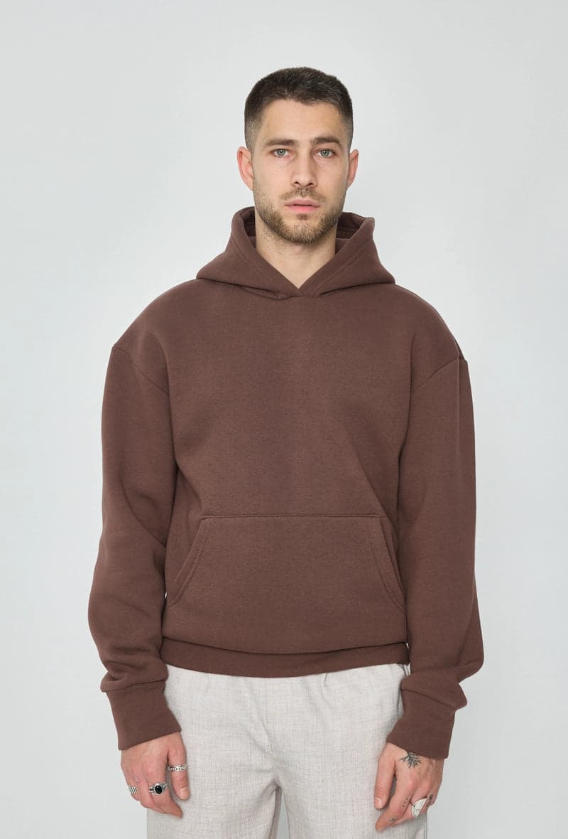 Brolazi Essential Hoodie Chocolade