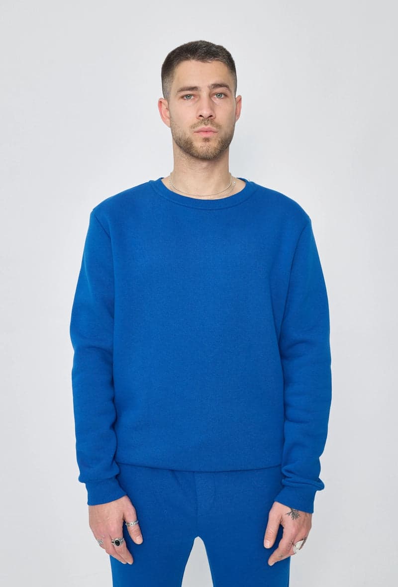 Brolazi Crewneck Sweater Kobaltblauw