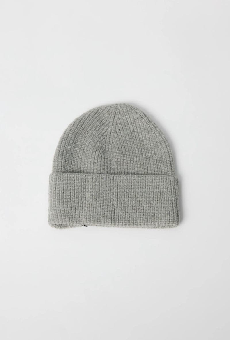 Brolazi Rib Beanie Grijs Melange