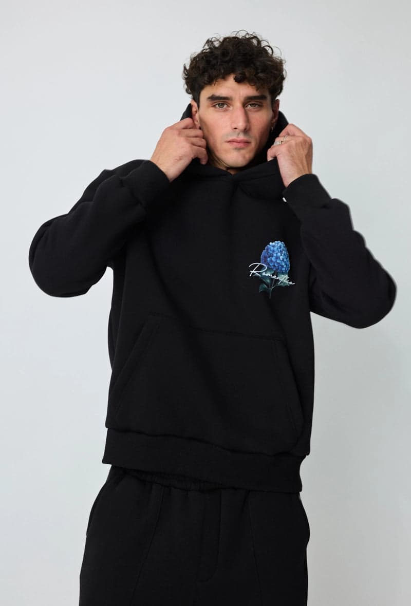 Brolazi Romantico Hoodie Zwart